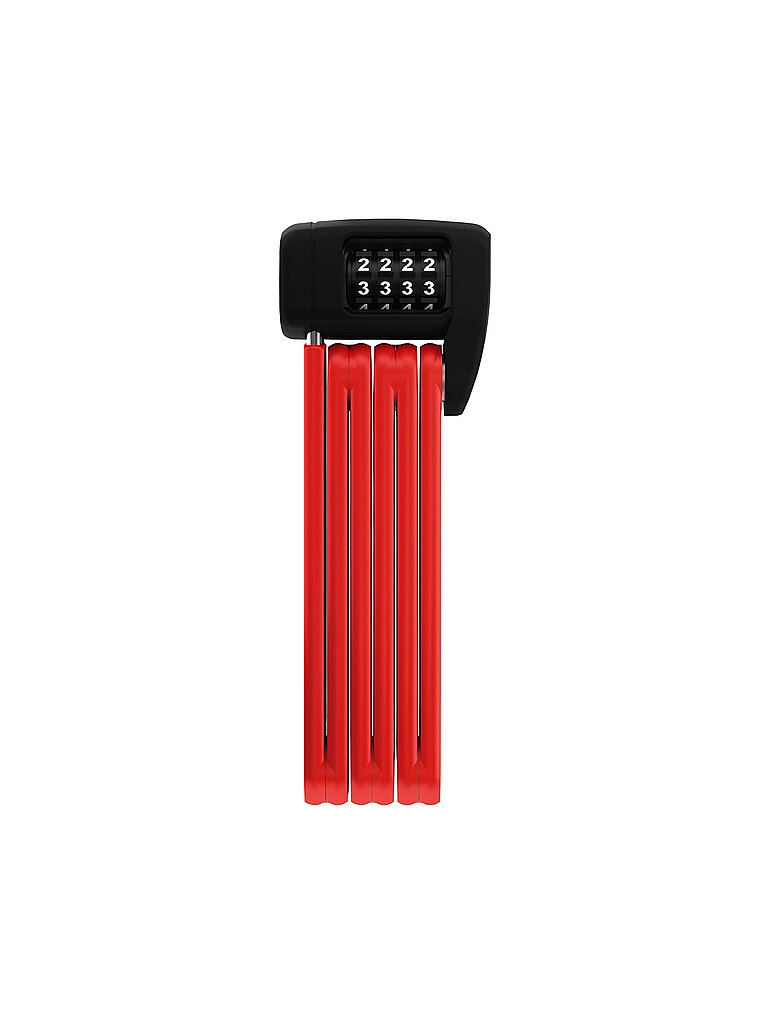 Lucchetto pieghevole per bici BORDO™ Lite 6055/85 Combo rosso