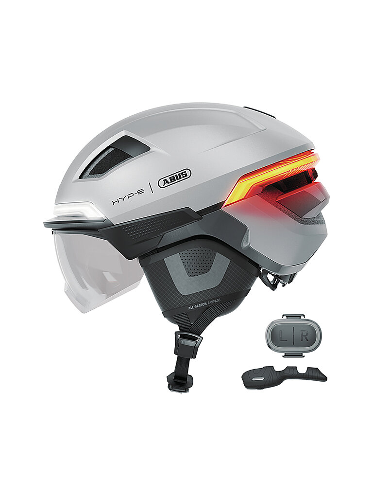 Casco da bici Hyp-E-BL.ACE argento 54-58CM