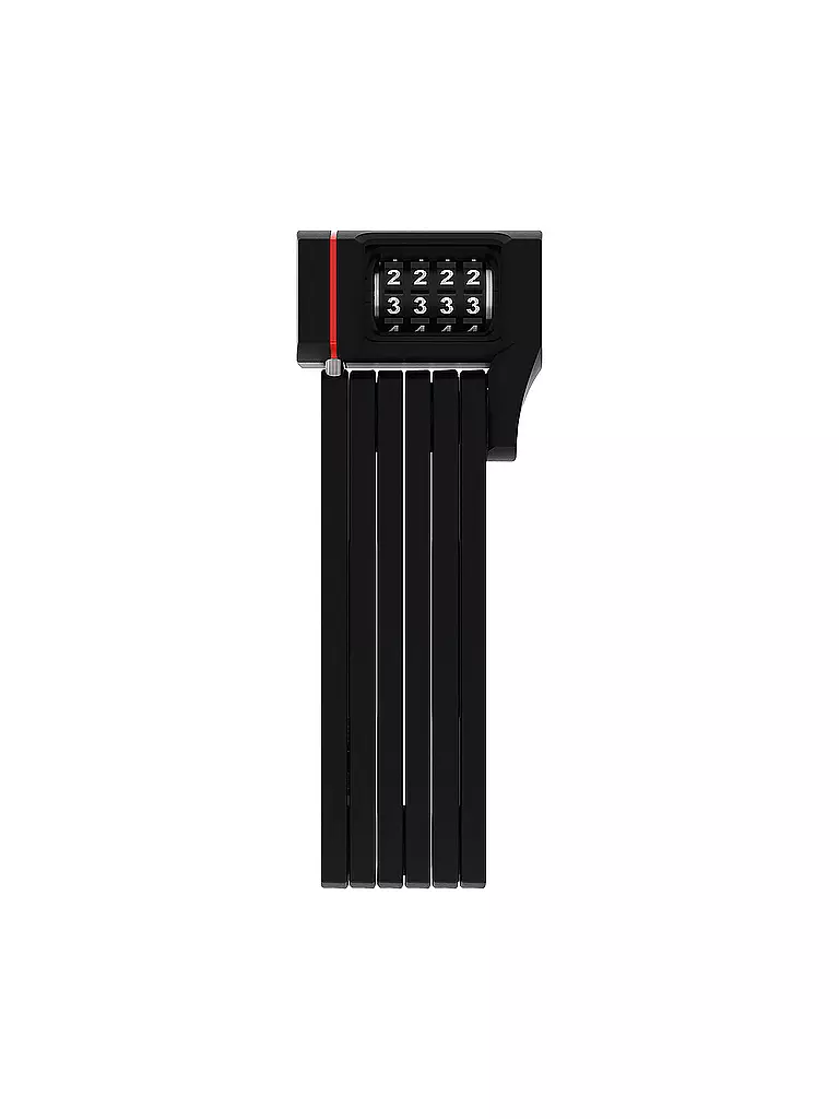 ABUS | Lucchetto pieghevole per bici uGrip BORDO™ 5700 Combo | Nero