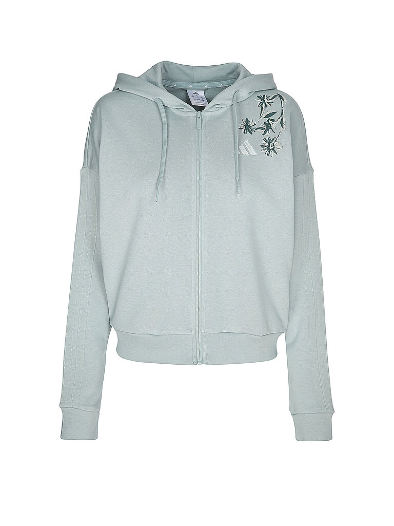 Felpa con cappuccio da donna 3S FT FZ HD menta S