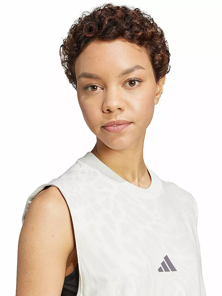 ADIDAS | Abito da donna Essentials con stampa a 3 strisce | Beige