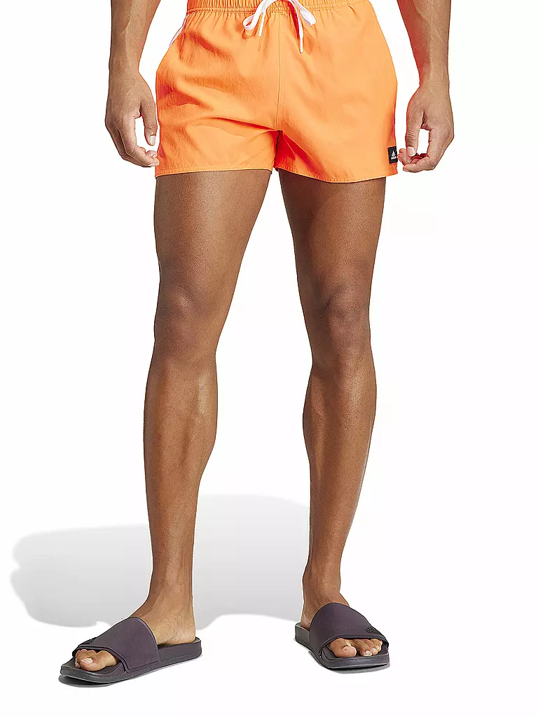 ADIDAS | Badeshort da uomo 3-Stripes CLX | Corallo