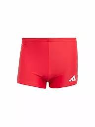 ADIDAS | Boxer da bagno aderenti da uomo 3S BLD | Rosso