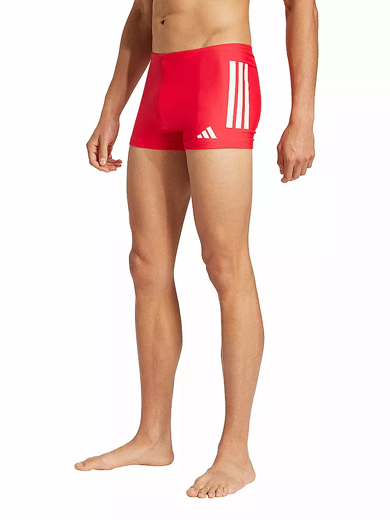 ADIDAS | Boxer da bagno aderenti da uomo 3S BLD | Rosso