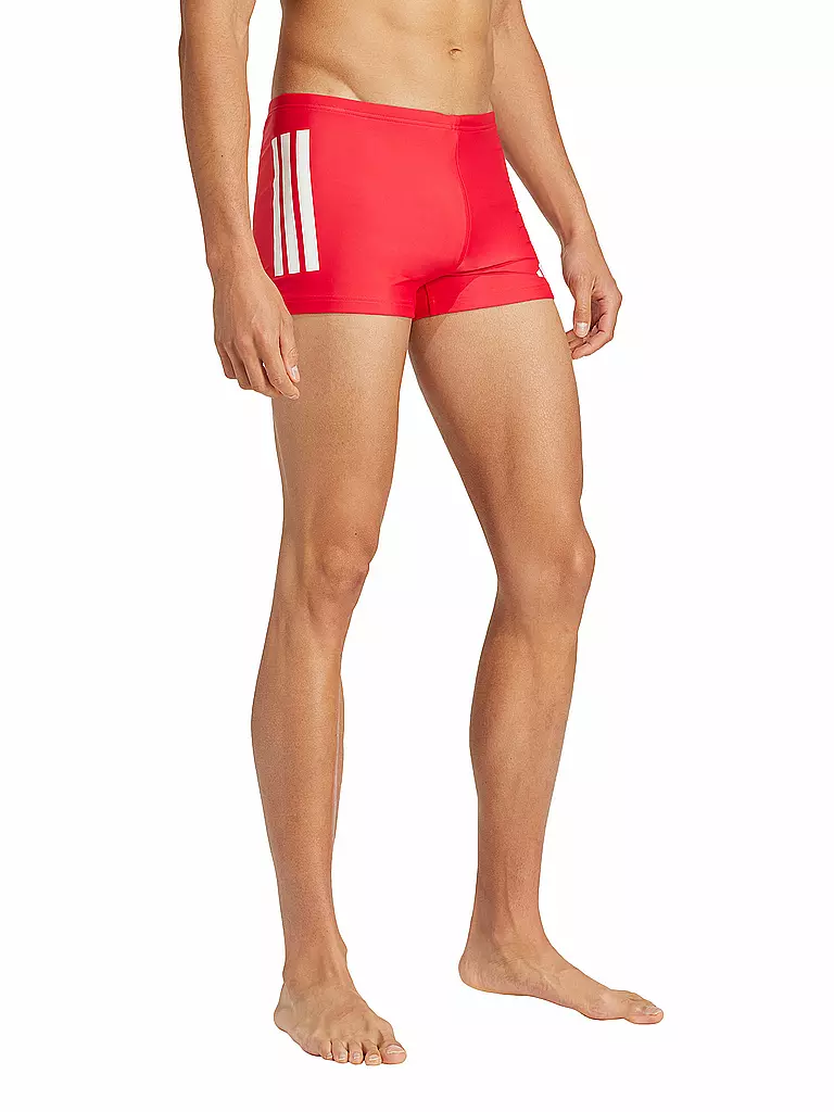 ADIDAS | Boxer da bagno aderenti da uomo 3S BLD | Rosso