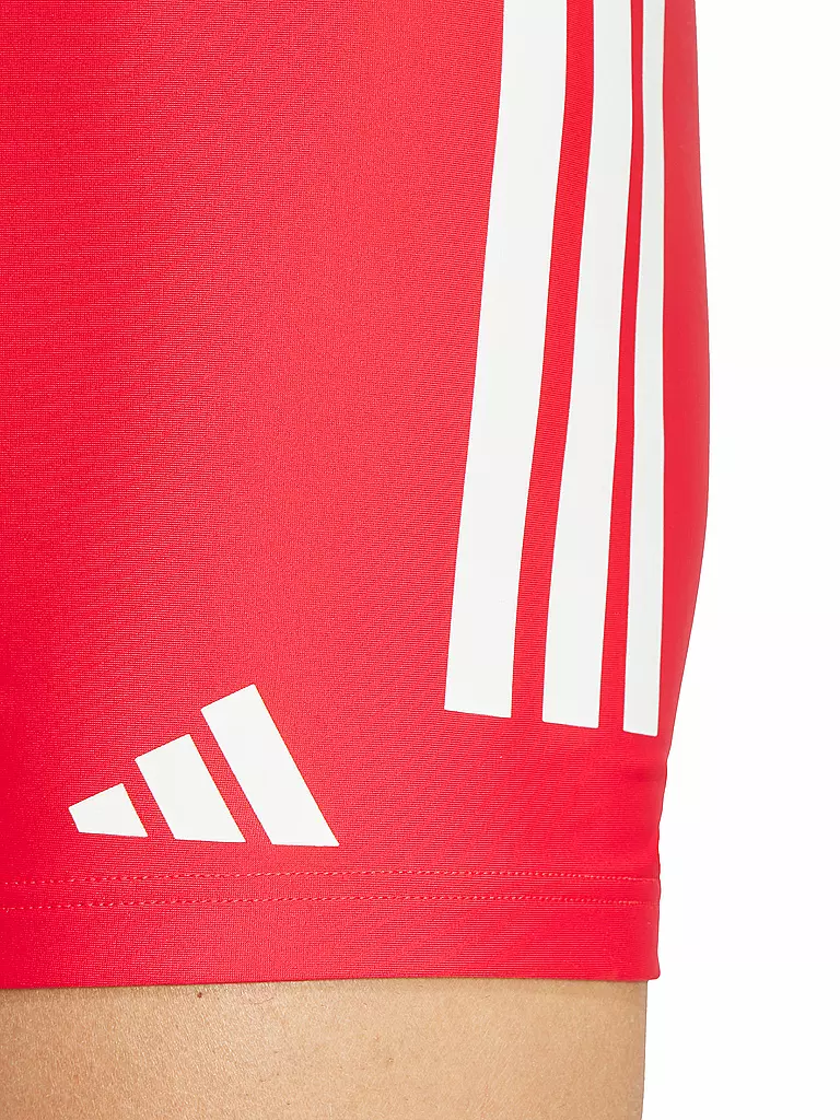 ADIDAS | Boxer da bagno aderenti da uomo 3S BLD | Rosso