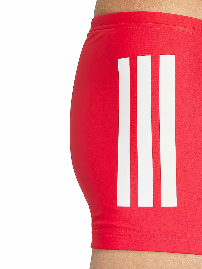 ADIDAS | Boxer da bagno aderenti da uomo 3S BLD | Rosso