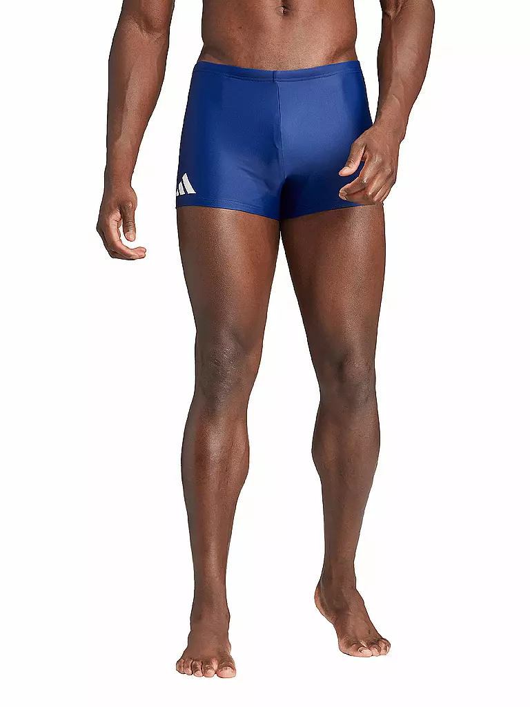ADIDAS | Boxer da bagno da uomo con gamba Solid | Blu scuro