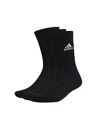 ADIDAS | Calzini casual imbottiti Crew, confezione da 3 | Nero