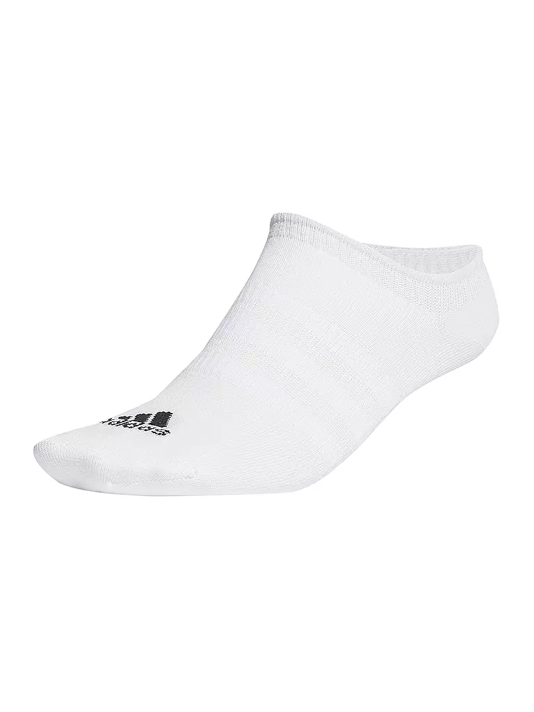ADIDAS | Calzini per il tempo libero Thin and Light No-Show, confezione da 3 | Bianco