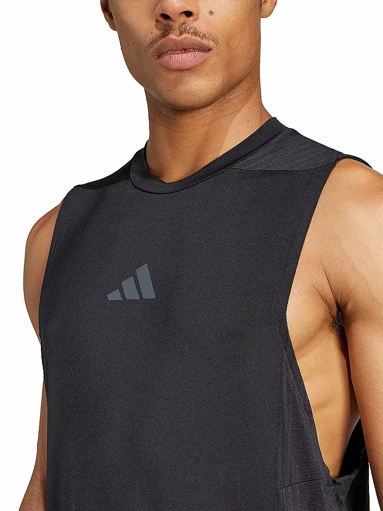 ADIDAS | Canotta da allenamento D4T Intense da uomo | Nero