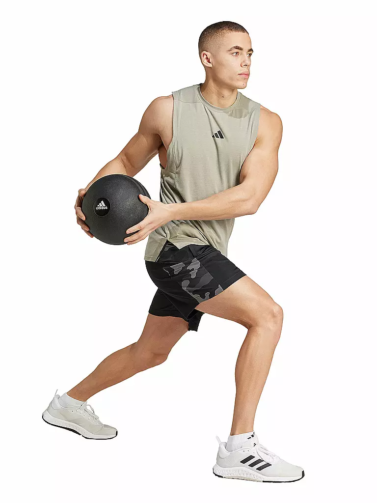 ADIDAS | Canotta da allenamento fitness da uomo Designed for Training | Cammello