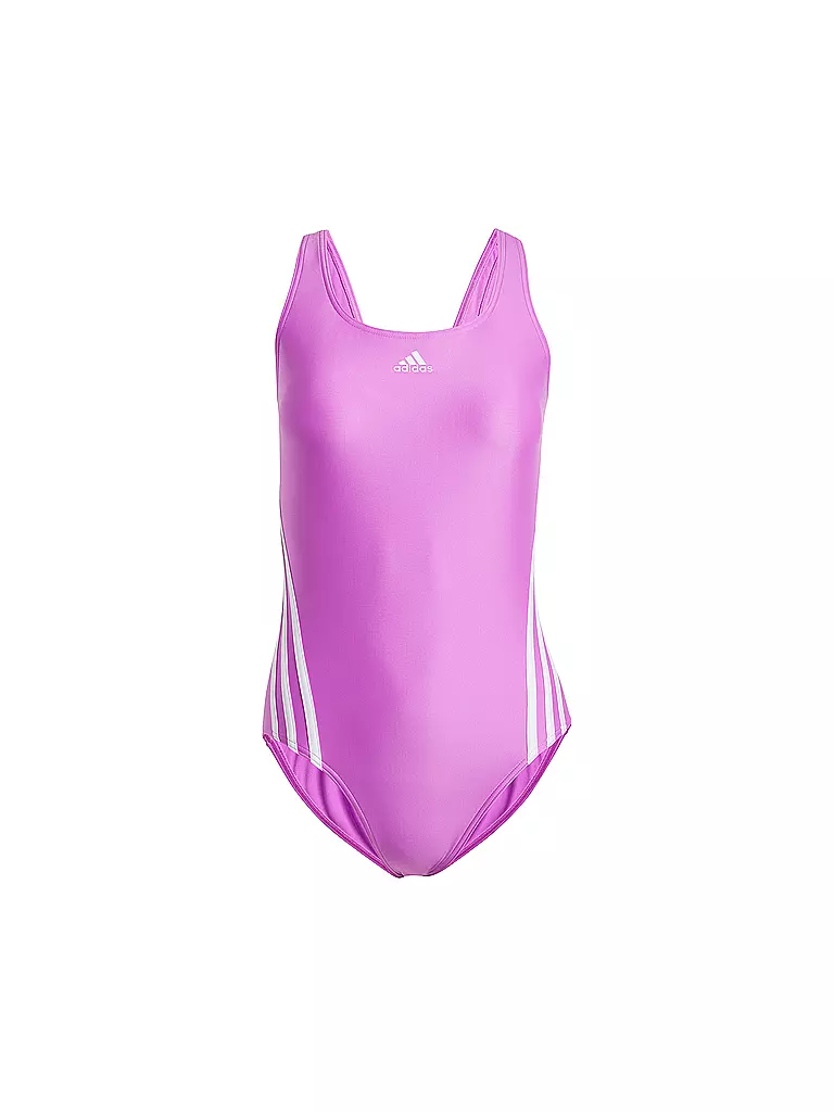 ADIDAS | Costume da bagno da donna a 3 strisce | Fucsia