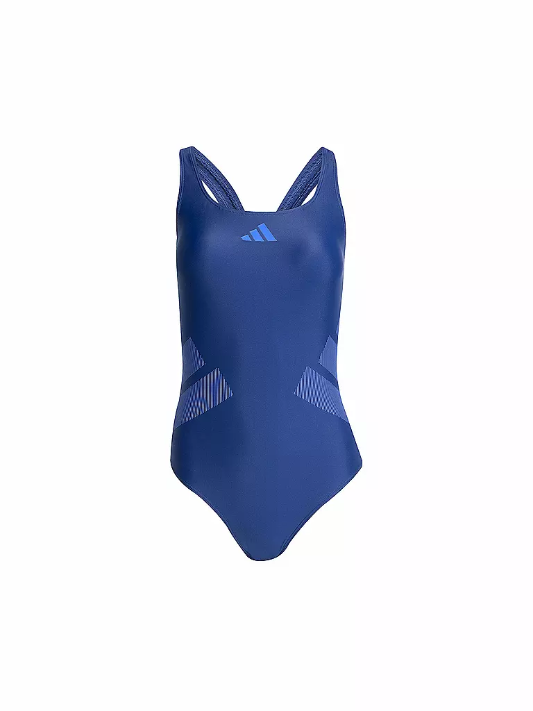 ADIDAS | Costume da bagno da donna con logo e schiena a C | Blu scuro