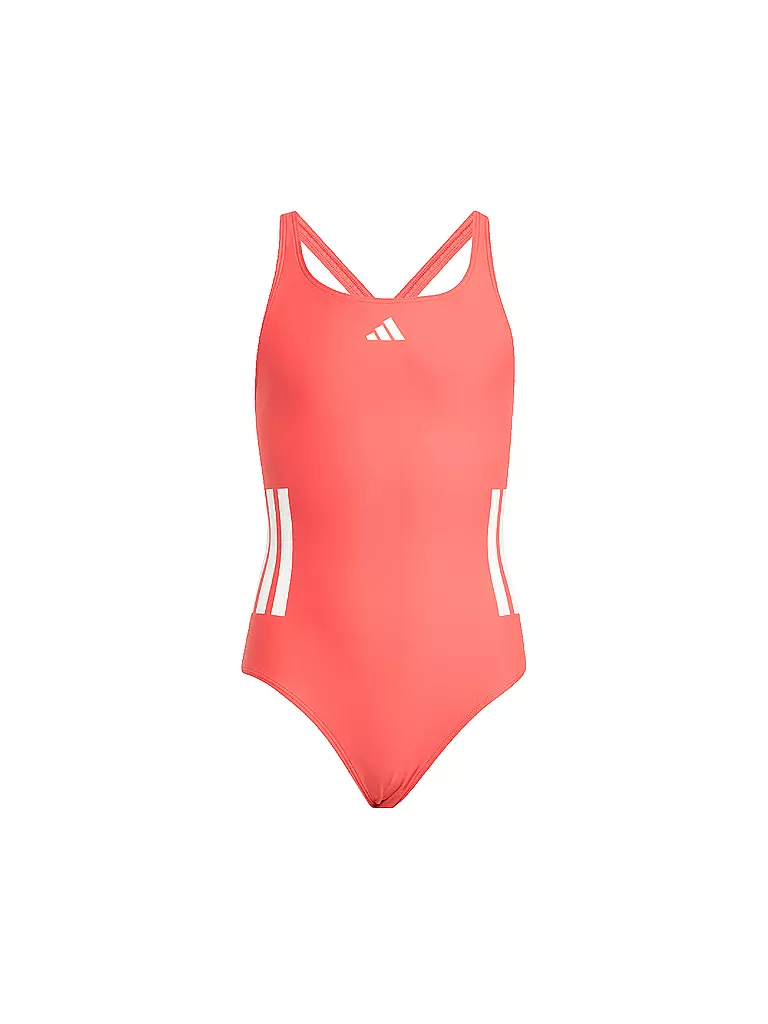 ADIDAS | Costume da bagno da ragazza 3S BLD | Rosso