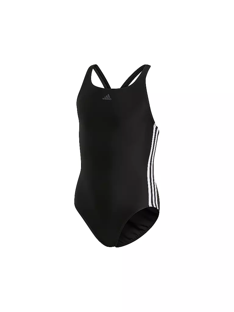 ADIDAS | Costume da bagno da ragazza Athly V 3 strisce | Nero