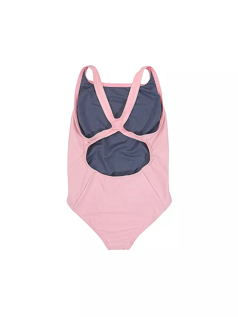 ADIDAS | Costume da bagno da ragazza Big Bars | Rosa
