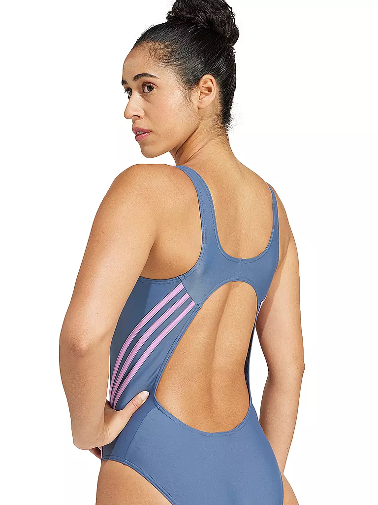 ADIDAS | Damen Badeanzug 3-Streifen | Blu scuro