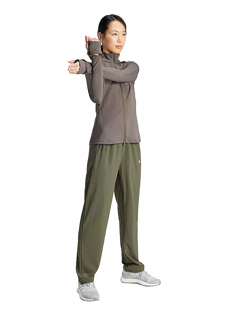 ADIDAS | Damen Fitnessjacke  | Marrone