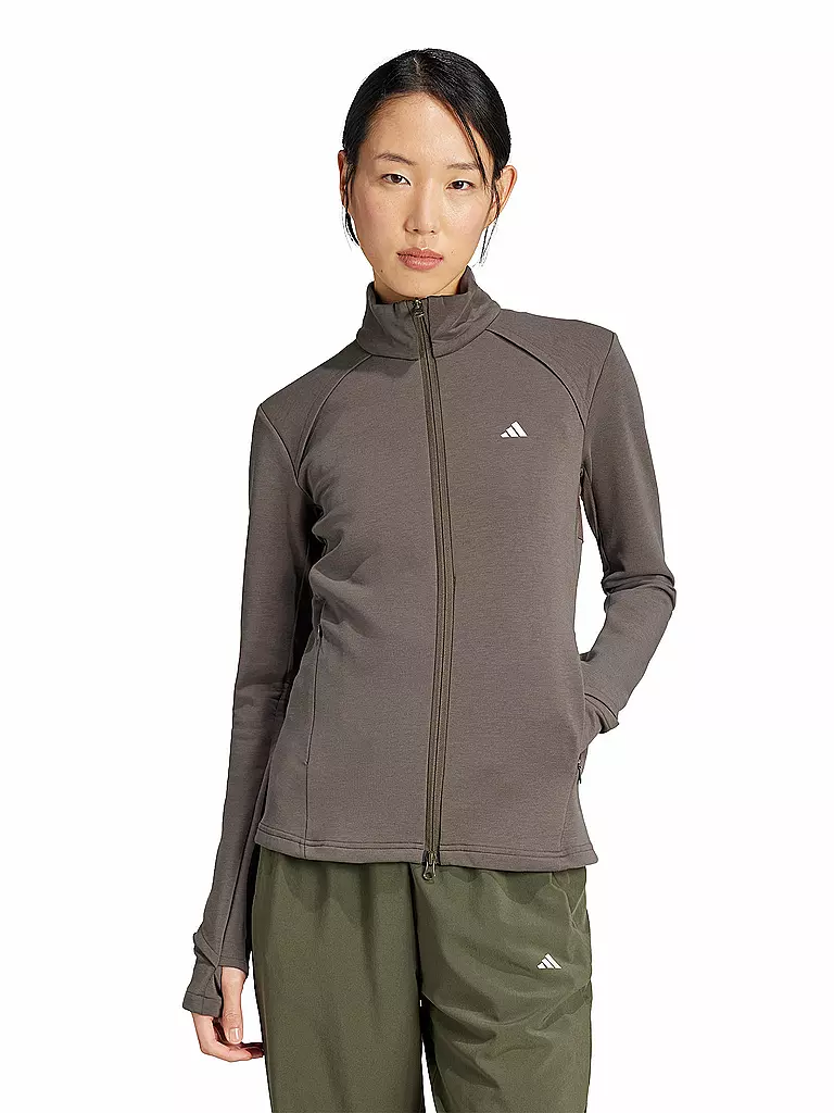 ADIDAS | Damen Fitnessjacke  | Marrone