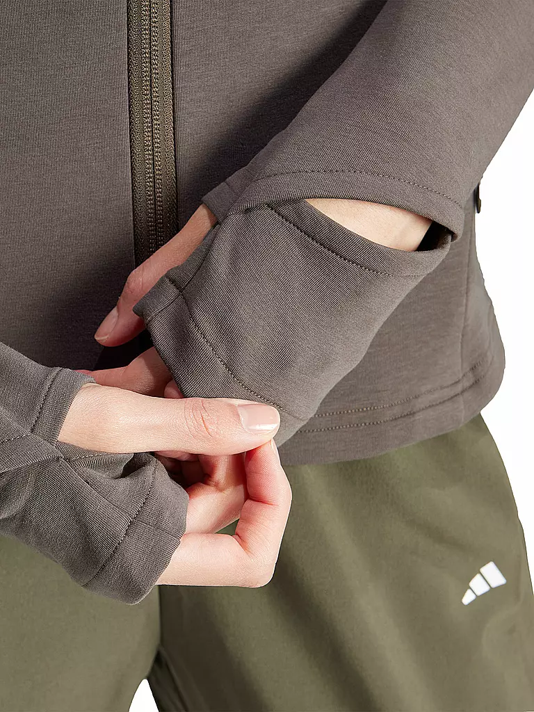 ADIDAS | Damen Fitnessjacke  | Marrone