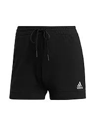 ADIDAS | Damen Fitnessshort Essentials Slim 3-Streifen | Nero