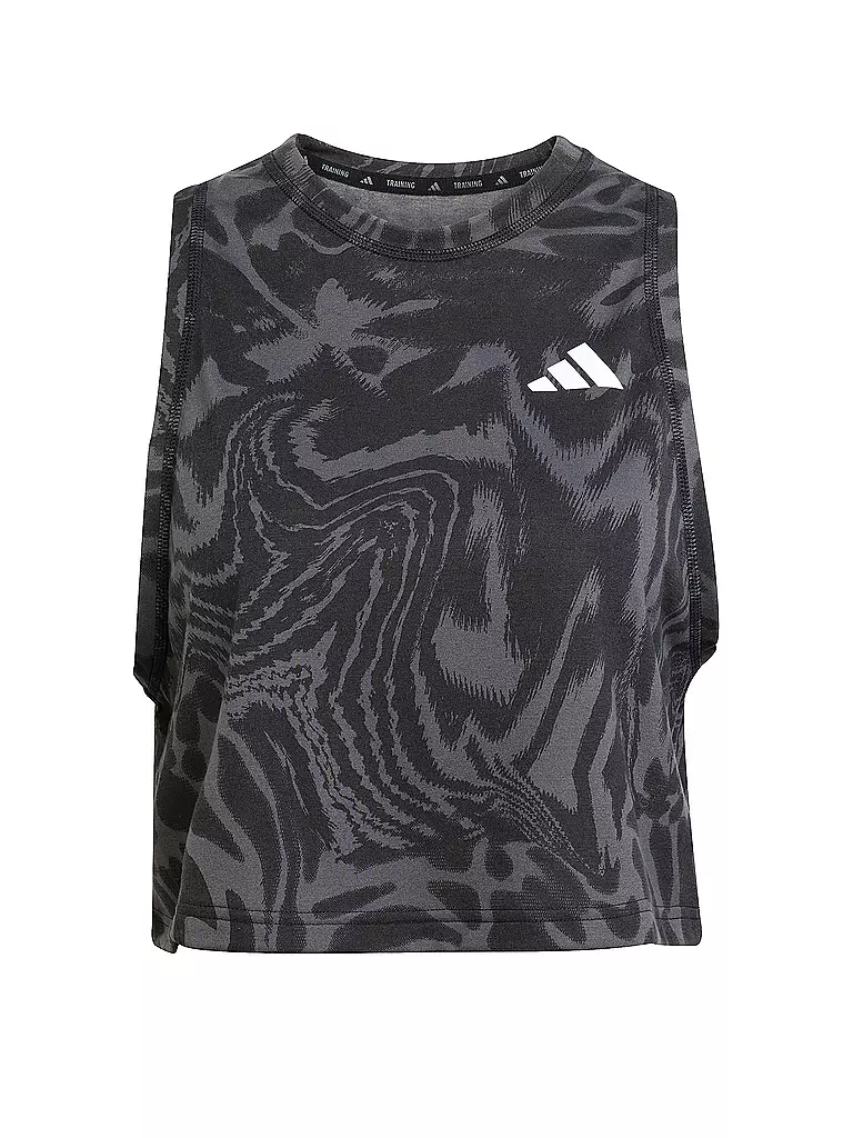 ADIDAS | Damen Fitnesstank Crop TE MIN | Nero