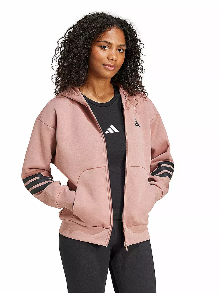 ADIDAS | Damen Kapuzenjacke FI 3S FZ HD | Corallo