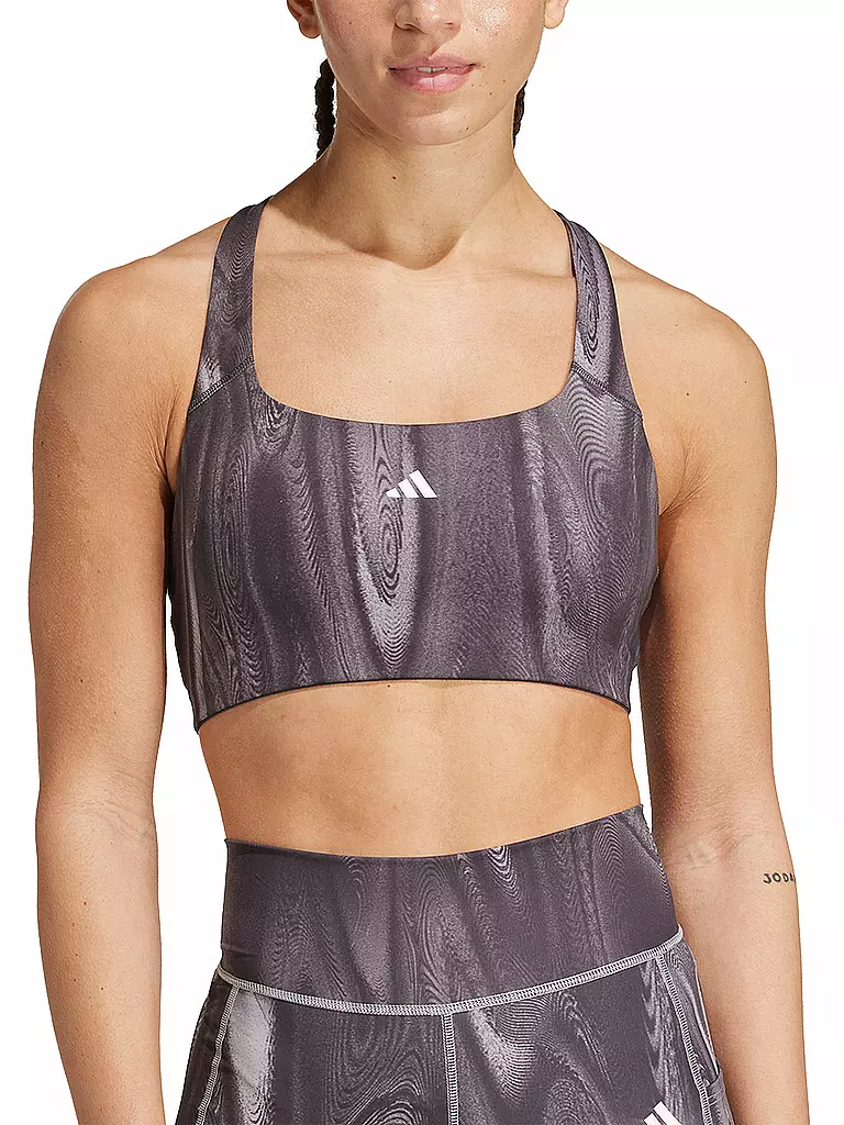 ADIDAS | Damen Sport-BH 3S Medium Support | Grigio