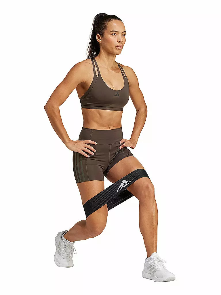 ADIDAS | Damen Sport-BH Aeroimpact Luxe  Low Support | Marrone