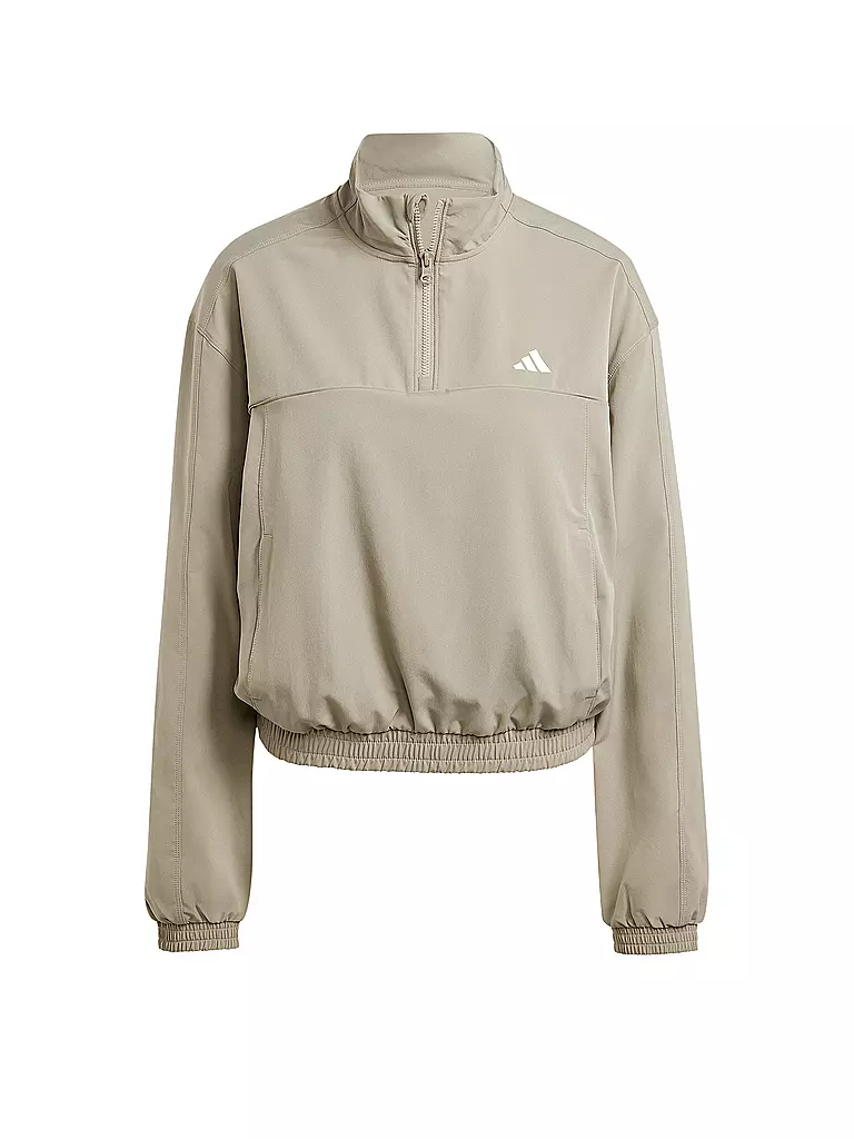 ADIDAS | Damen Sweater 1/4 Zip | Cammello