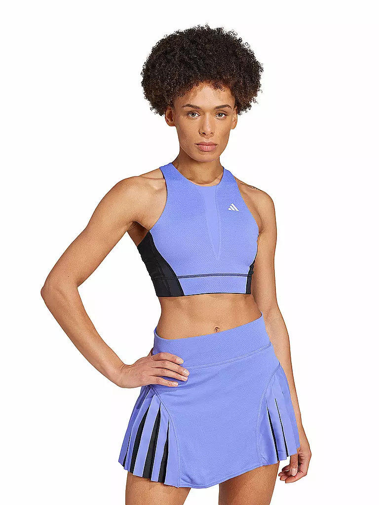 ADIDAS | Damen Tennisoberteil Pro HEAT.RDY Crop | Blu