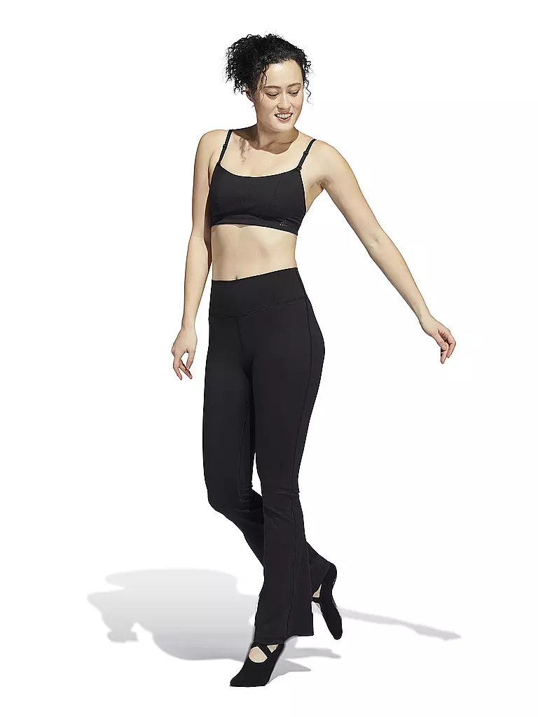 ADIDAS | Damen Yogahose Jazzpanz Studio Flared | Nero