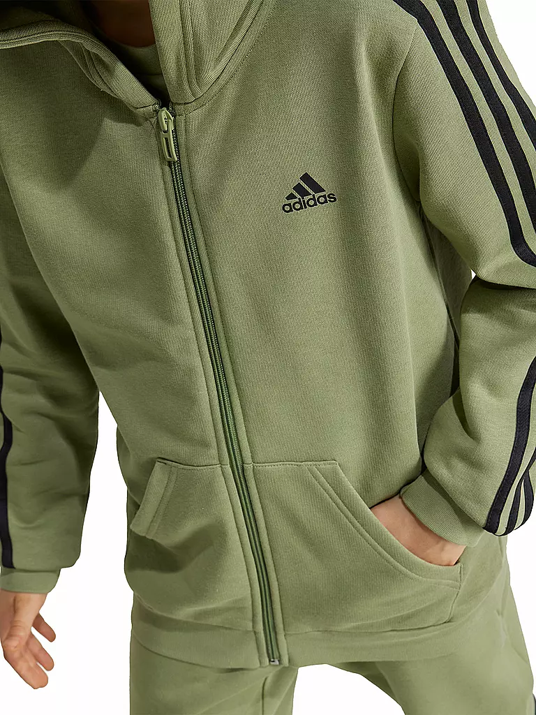 ADIDAS | Felpa con cappuccio da bambino Essentials 3-Stripes in pile |