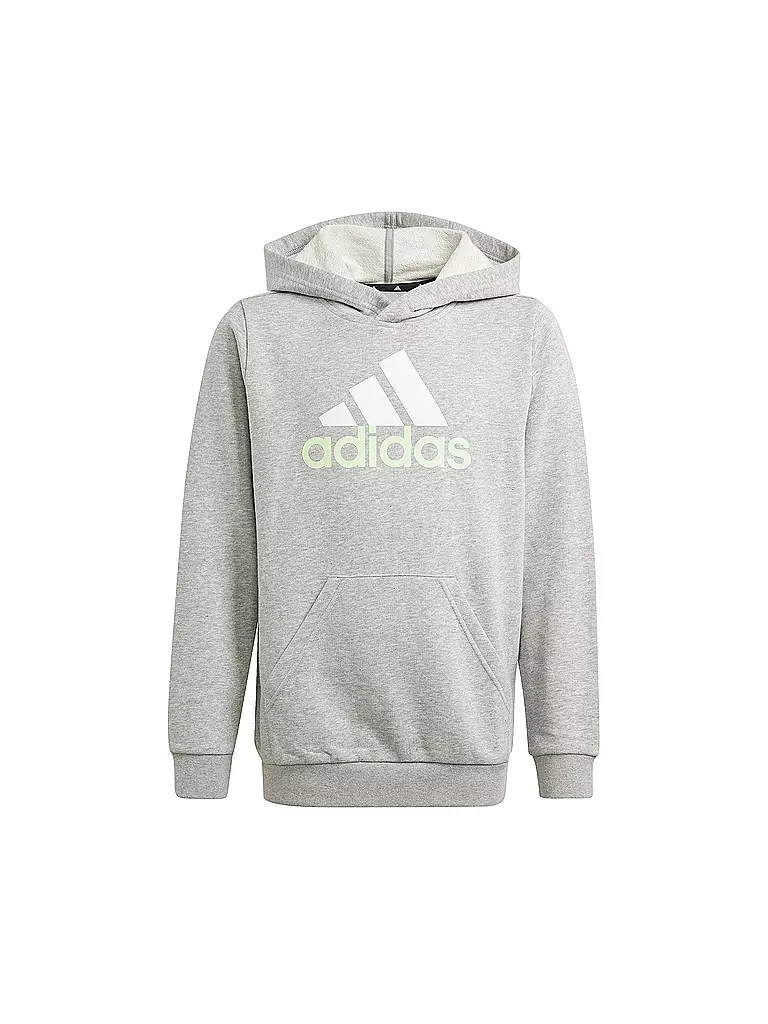 ADIDAS | Felpa con cappuccio da bambino Essentials con logo grande bicolore | Grigio
