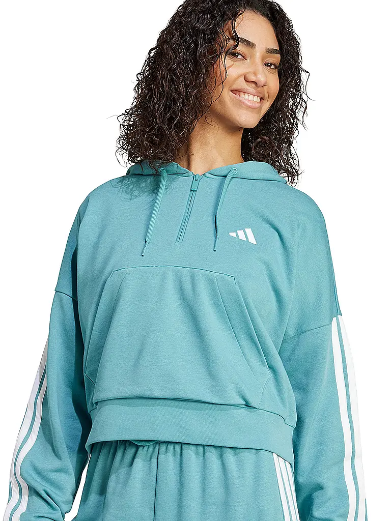 ADIDAS | Felpa con cappuccio da donna Half Zip 3S |