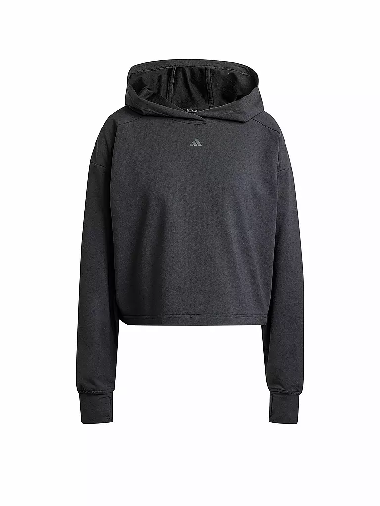 ADIDAS | Felpa con cappuccio da fitness Power da donna | Nero