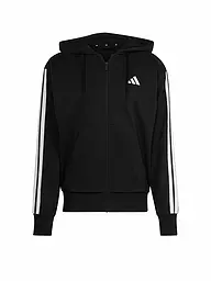 ADIDAS | Felpa con cappuccio da uomo 3S FT FZ | Nero