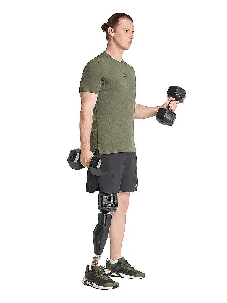 ADIDAS | Fitnessshirt da uomo D4T | Oliva