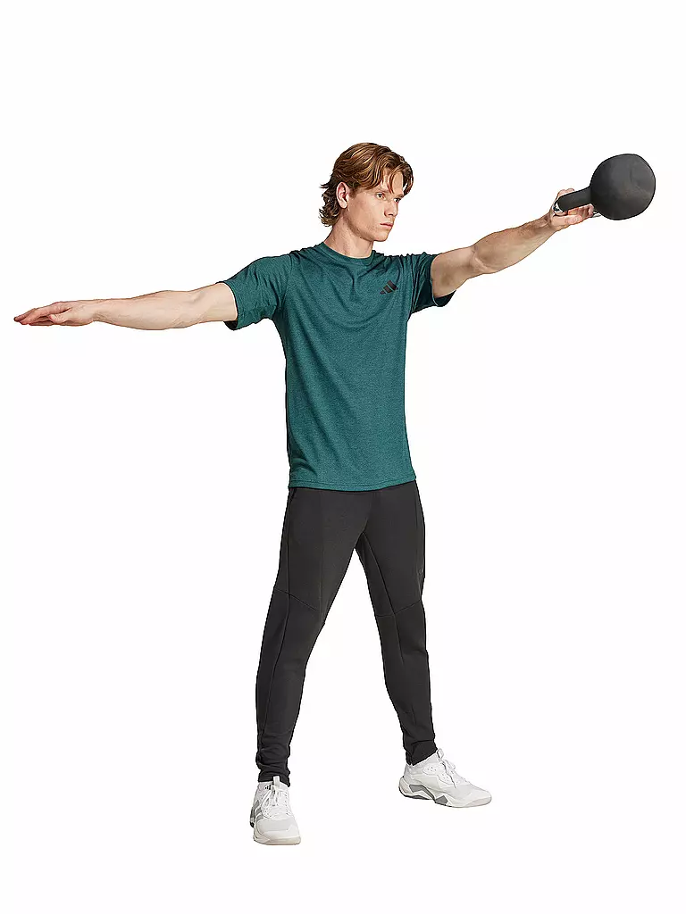 ADIDAS | Fitnessshirt da uomo Train Essentials Feelready Novelty | Petrolio