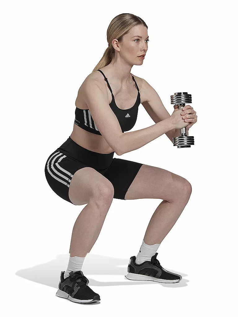 ADIDAS | Fitnesstight da donna Essentials a 3 strisce a vita alta |