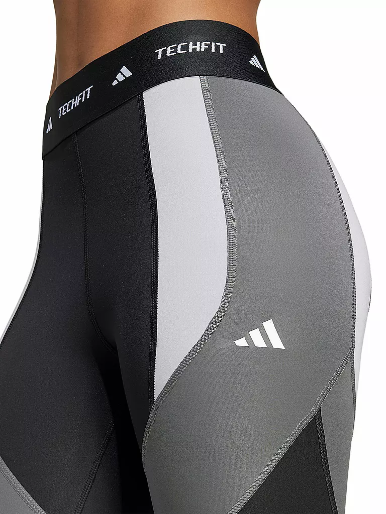 ADIDAS | Fitnesstight da donna TECHFIT Colorblock 7/8 | Nero