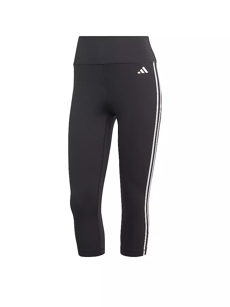 ADIDAS | Fitnesstight da donna Train Essentials a 3 strisce a vita alta 3/4 | Nero