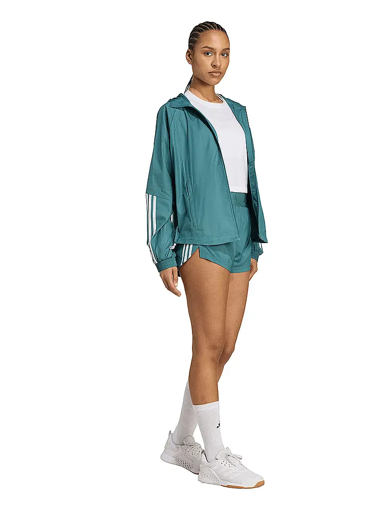 ADIDAS | Giacca a vento da donna WIND.RDY Hyperglam Windbreaker | Petrolio