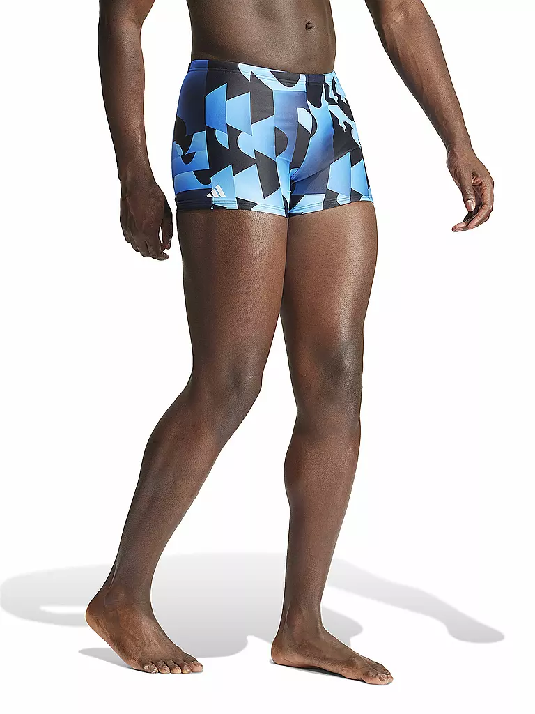 ADIDAS | Herren Beinbadehose Allover Print Boxer | Blu