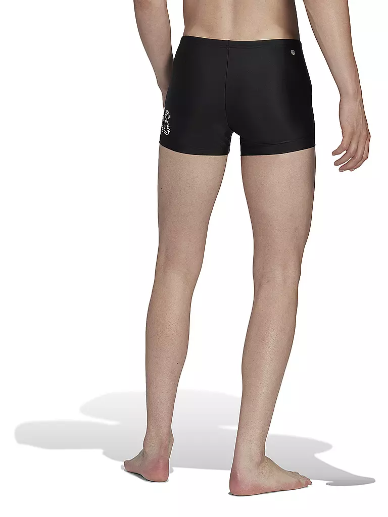 ADIDAS | Herren Beinbadehose Wording Swim Boxer | Nero