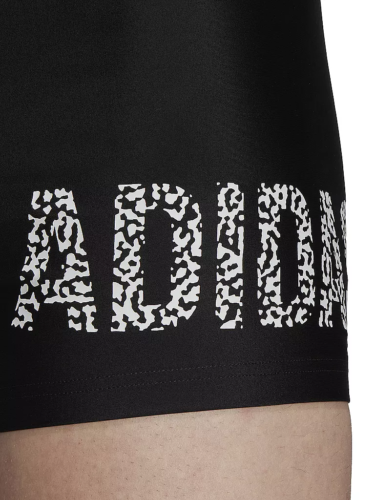 ADIDAS | Herren Beinbadehose Wording Swim Boxer | Nero