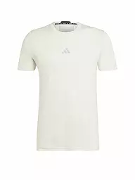 ADIDAS | Herren Fitnessshirt 	 Designed for Training HIIT Workout HEAT.RDY | Bianco