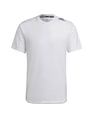 ADIDAS | Herren Fitnessshirt Designed for Training  | Bianco