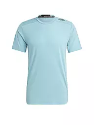 ADIDAS | Herren Fitnessshirt Designed for Training  | Blu chiaro